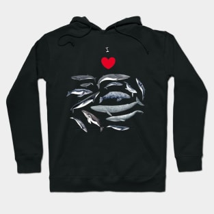 I love whales Hoodie